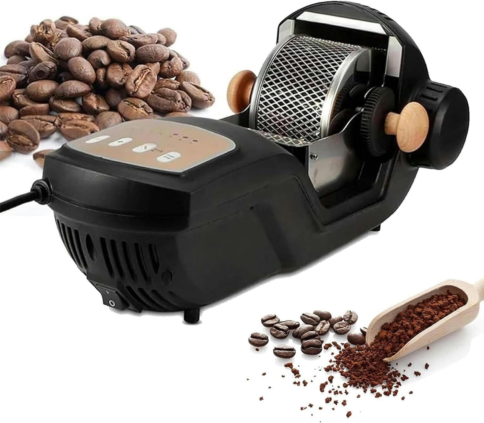 Machine de torréfaction à grains de café automatique et torréfacteur électrique