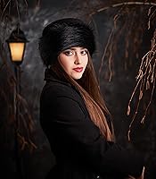 Vista 2 de Sombrero de piel sintética de zorro Futrzane para mujer