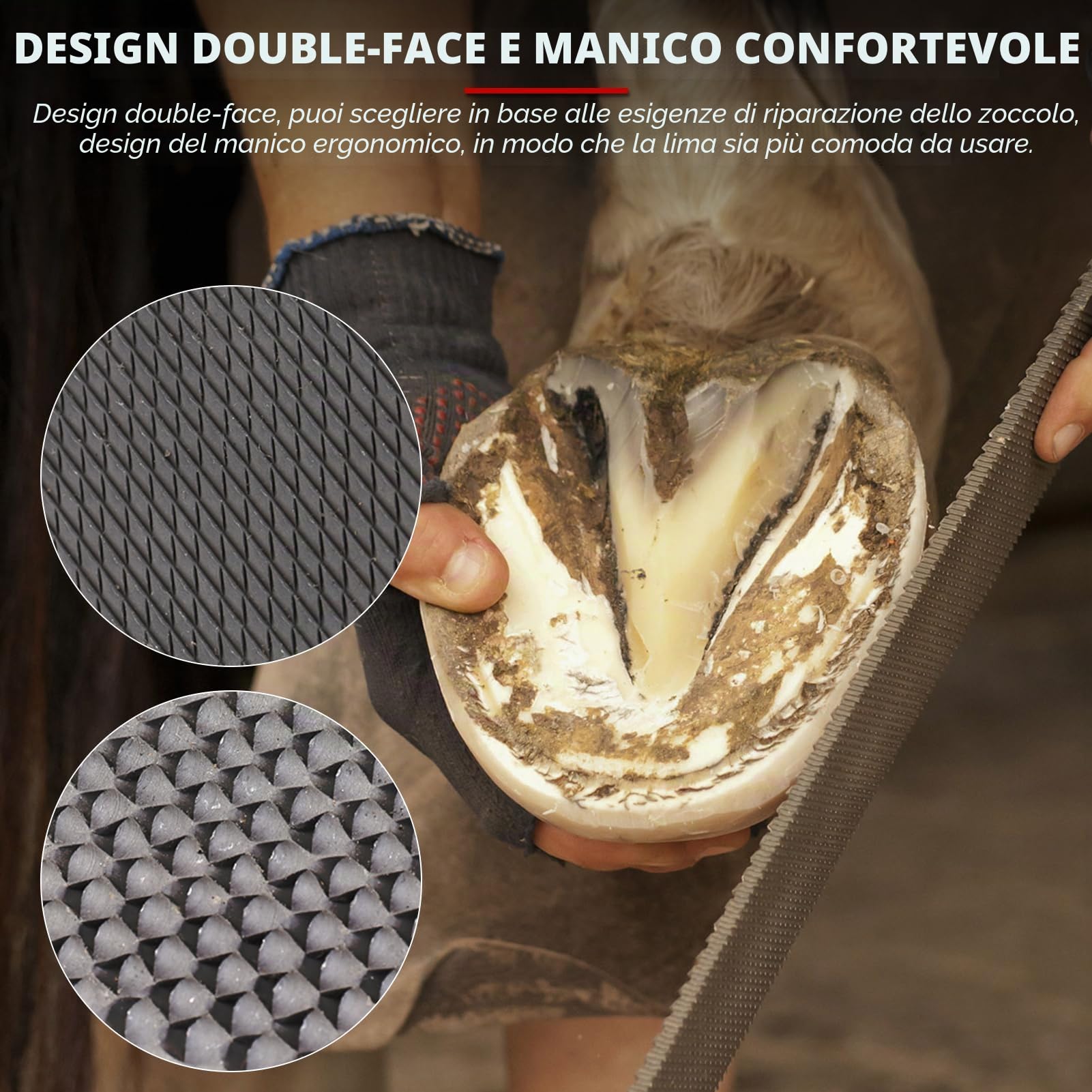 Kit Attrezzi per rifinitura Zoccoli Maniscalco per Cavalli, Attrezzi Professionali per rifinitura Zoccoli Cavalli, cesoie in Metallo, tronchesi per Zoccoli da Maniscalco
