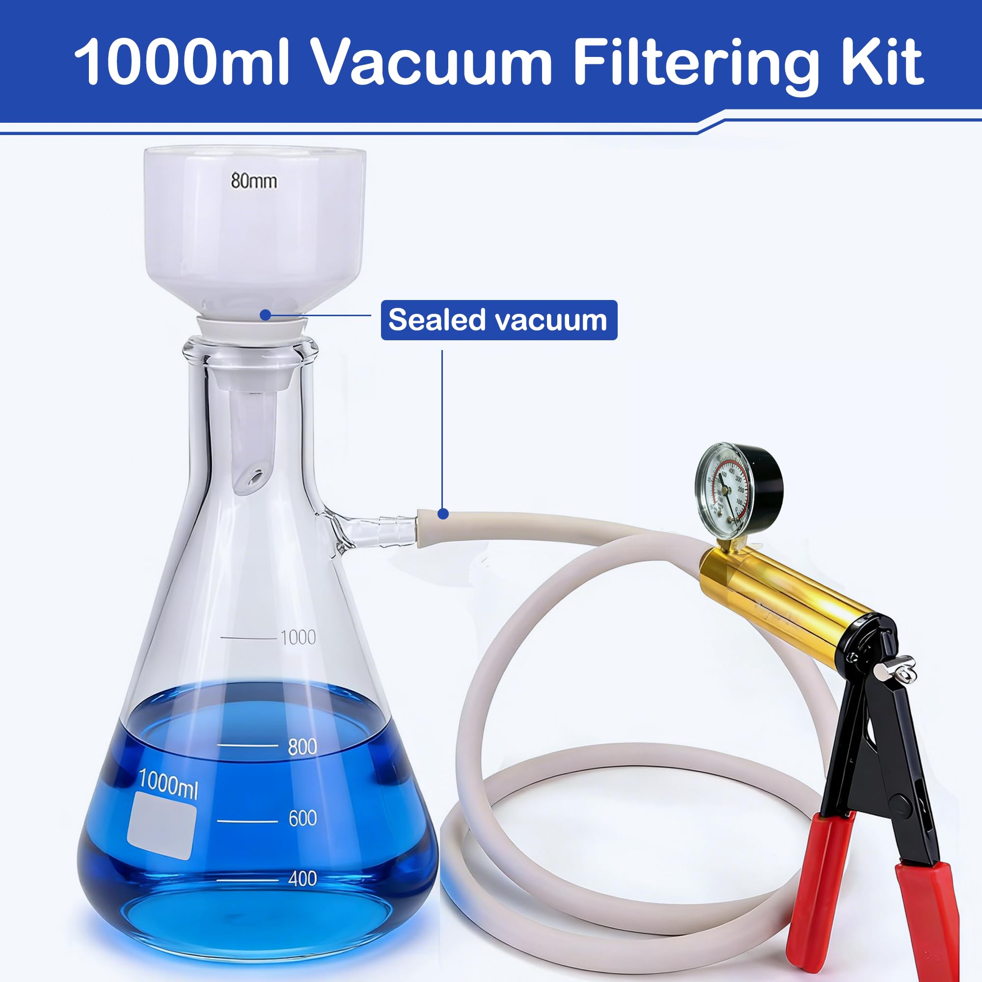 Buchner Funnel Kit - Filtration Made Easy -7 Buchner Funnel Kit - Filtration Made Easy -7