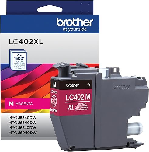 Miniatura 2 de Brother Cartucho de tinta magenta de alto rendimiento LC402XLM