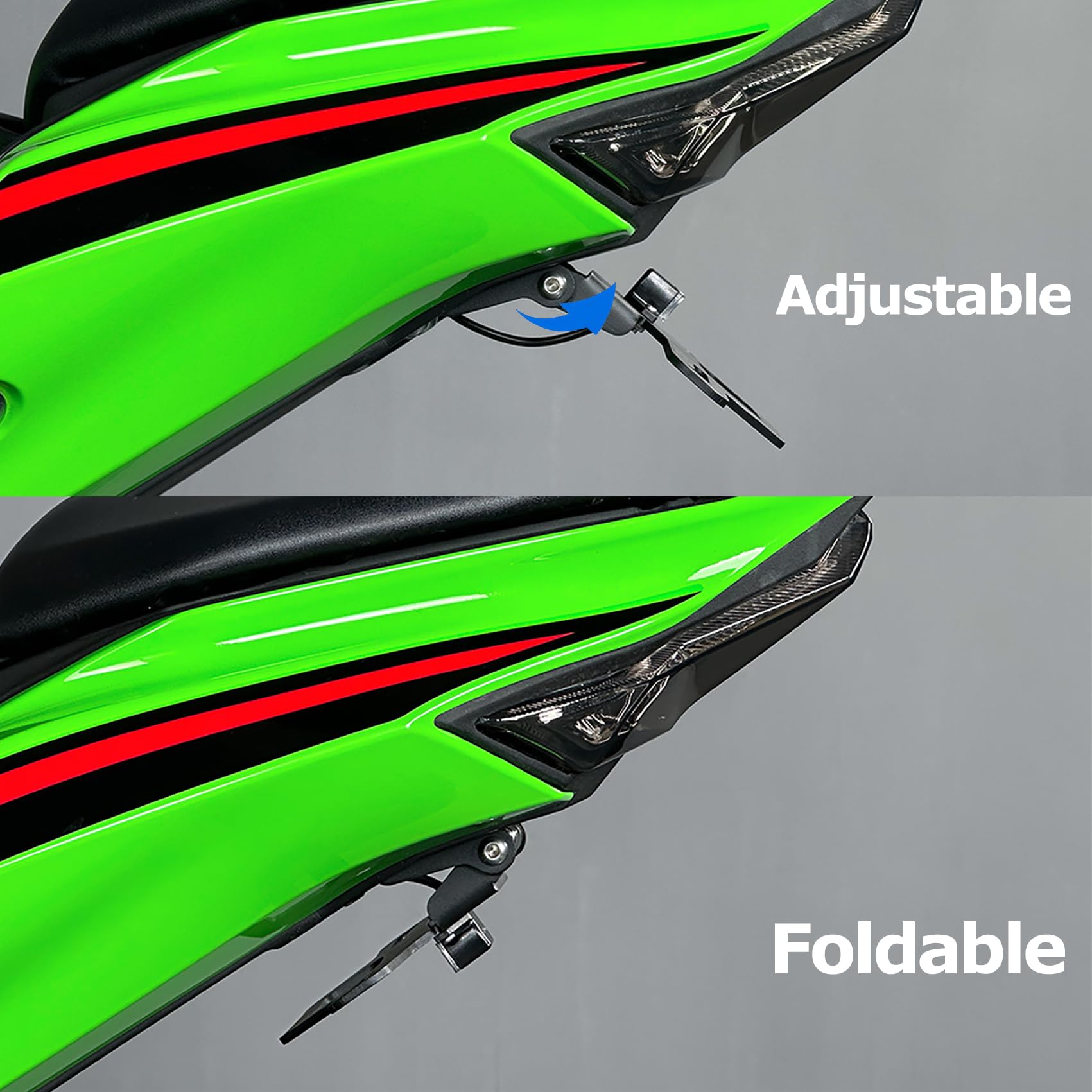 Amazon.com: anciloti ZX6R Foldable Fender Eliminator Compatible