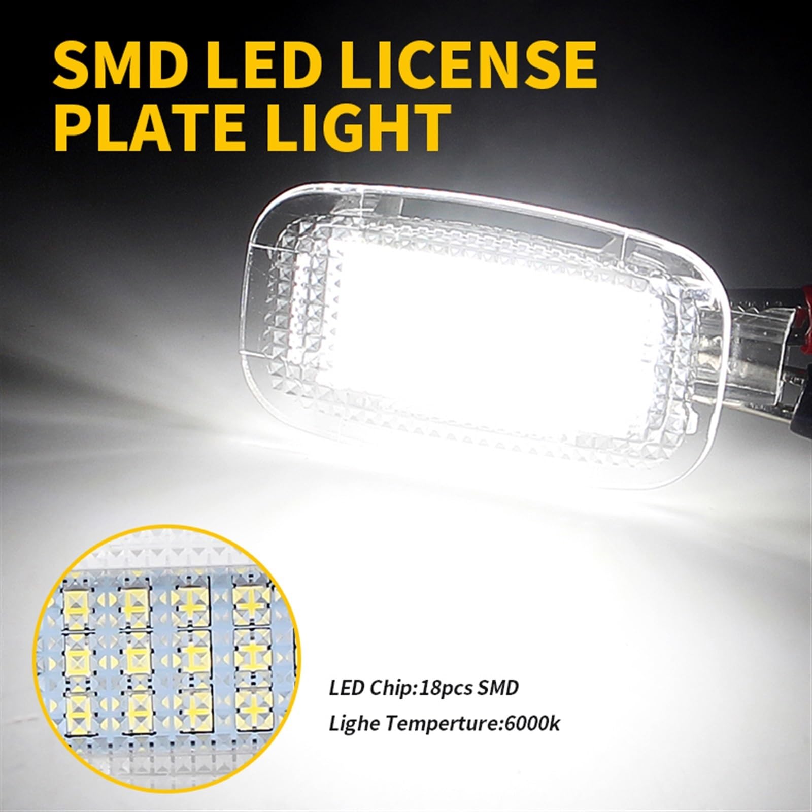 LED De Courtoisie Pour Mercedes-Benz - 2 Pièces, Pour Plancher, Porte, Coffre, Compatible Nombreux Modèles (W164, W204, W212, Etc.)