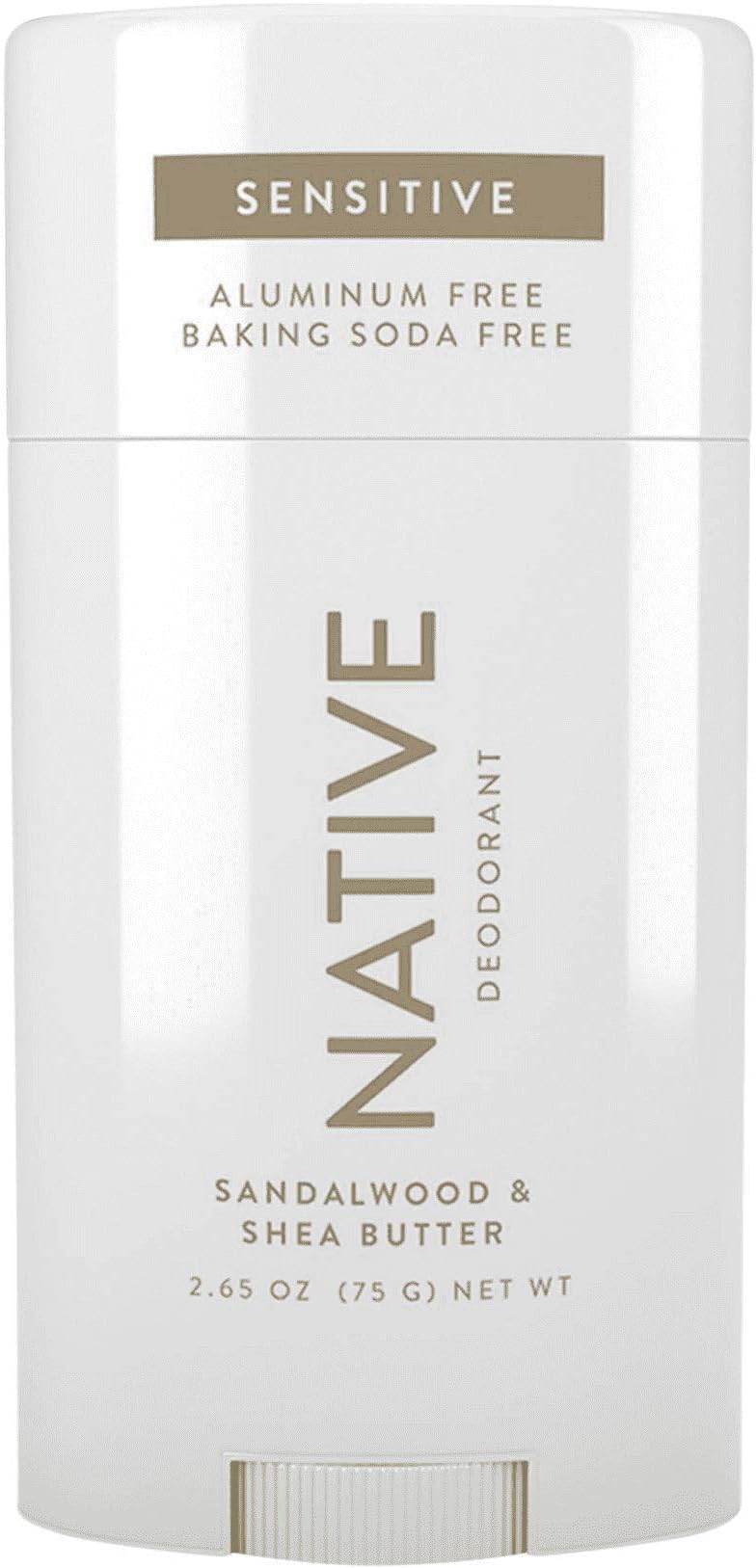 Sensitive Native Sandalwood & Shea Butter Aluminum Free Deodorant, 2.65 oz