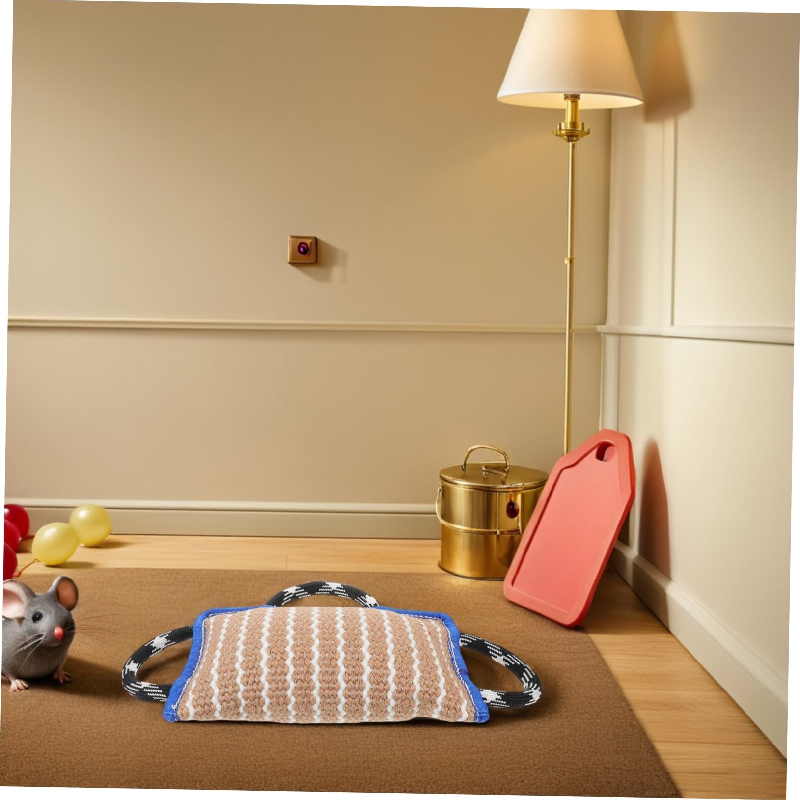 Hemobllo Almohada De Entrenamiento para Perros Juguete para Morder De Adiestramiento Almohada para Morder De Yute Tug Toy para Perros Linaza