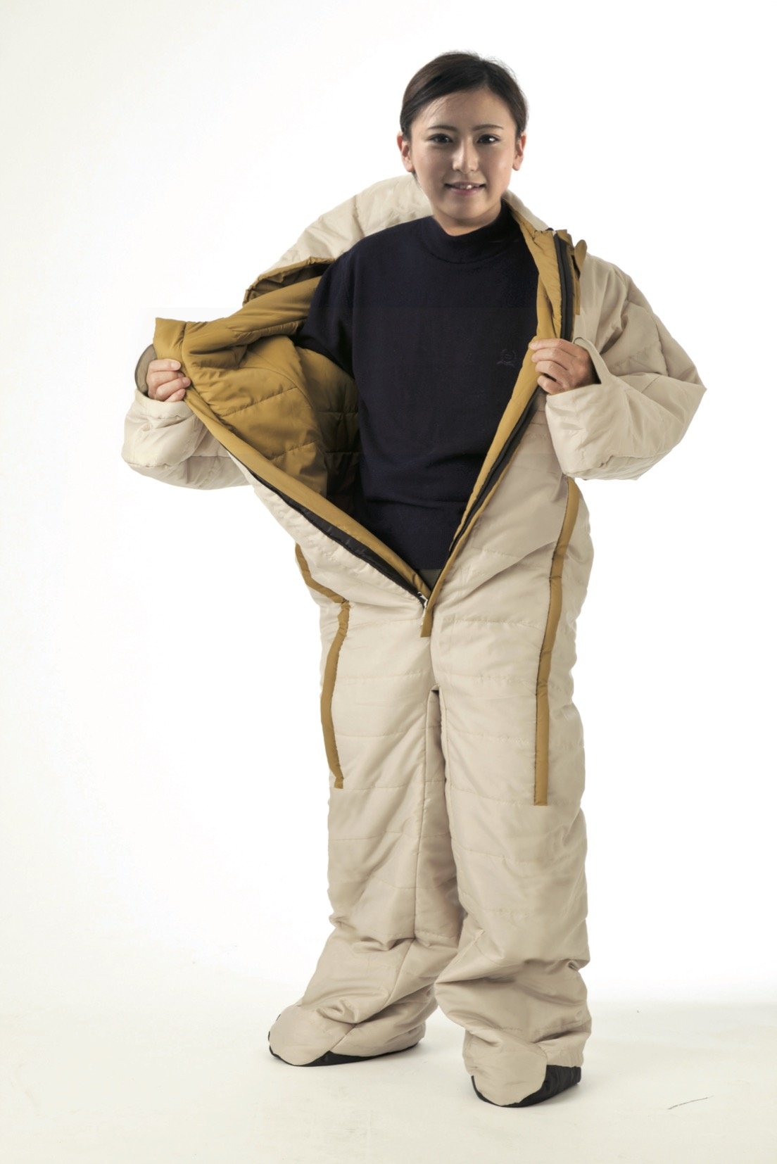 Amazon.co.jp: 動けるあったか寝袋 L-LLサイズ（適応身長：165～180