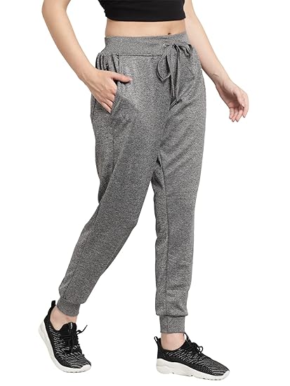 Women's Slim Fit Polyester Track Pants