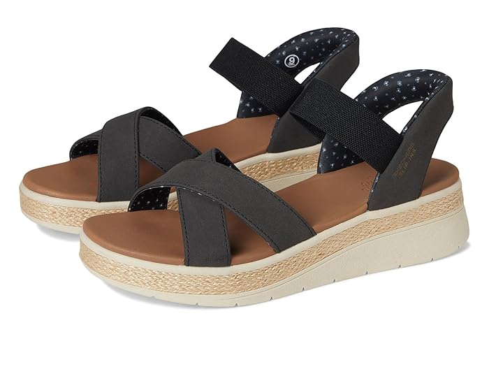 【新品】スケッチャーズ BOBS SUN RAY ブラック 23cm Women's BOBS from SKECHERS Hands Free Slip-ins Bobs Sun Ray - Move