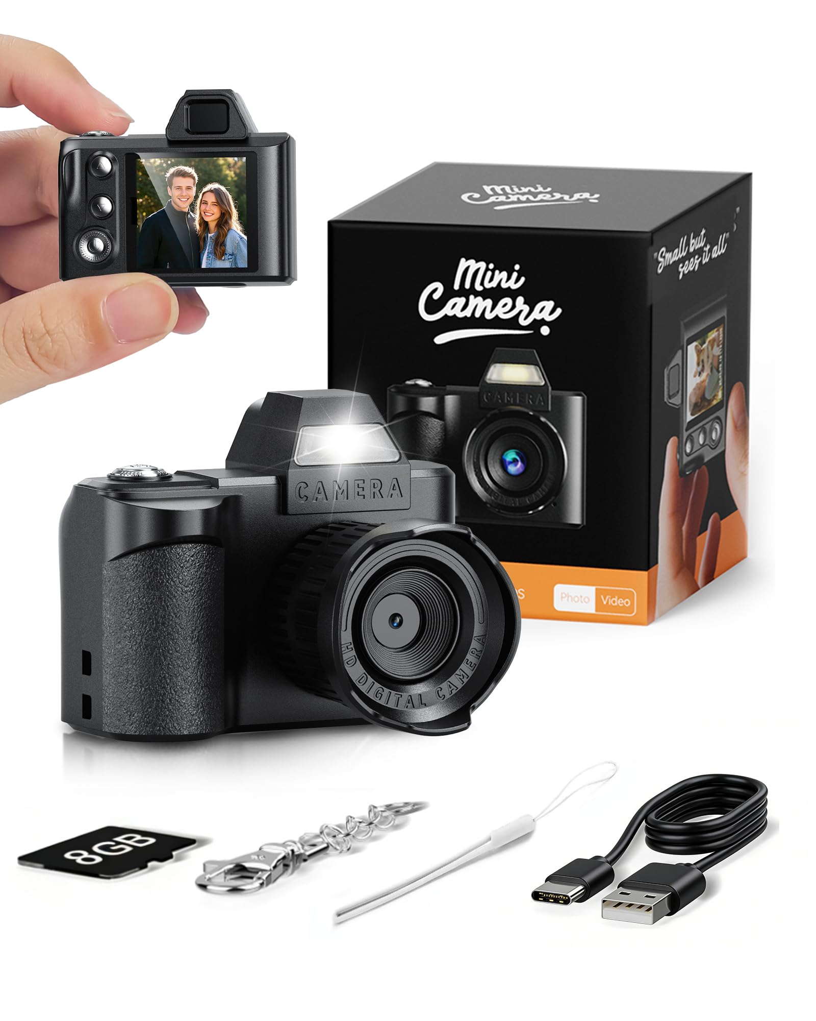 your❤️camera❤️store Amazon.com : Mini Digital Camera, 1080P Portable Camera for