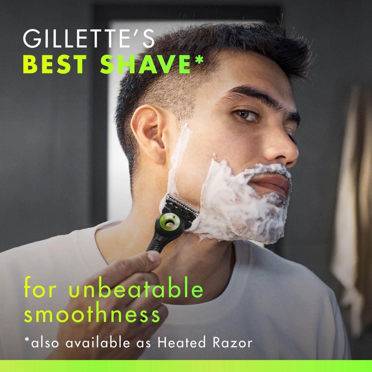 GilletteLabs 6 sztuk żyletek do golenia GilletteLabs With Exfoliating Bar i Heated Razor, żyletki firmy Gillette