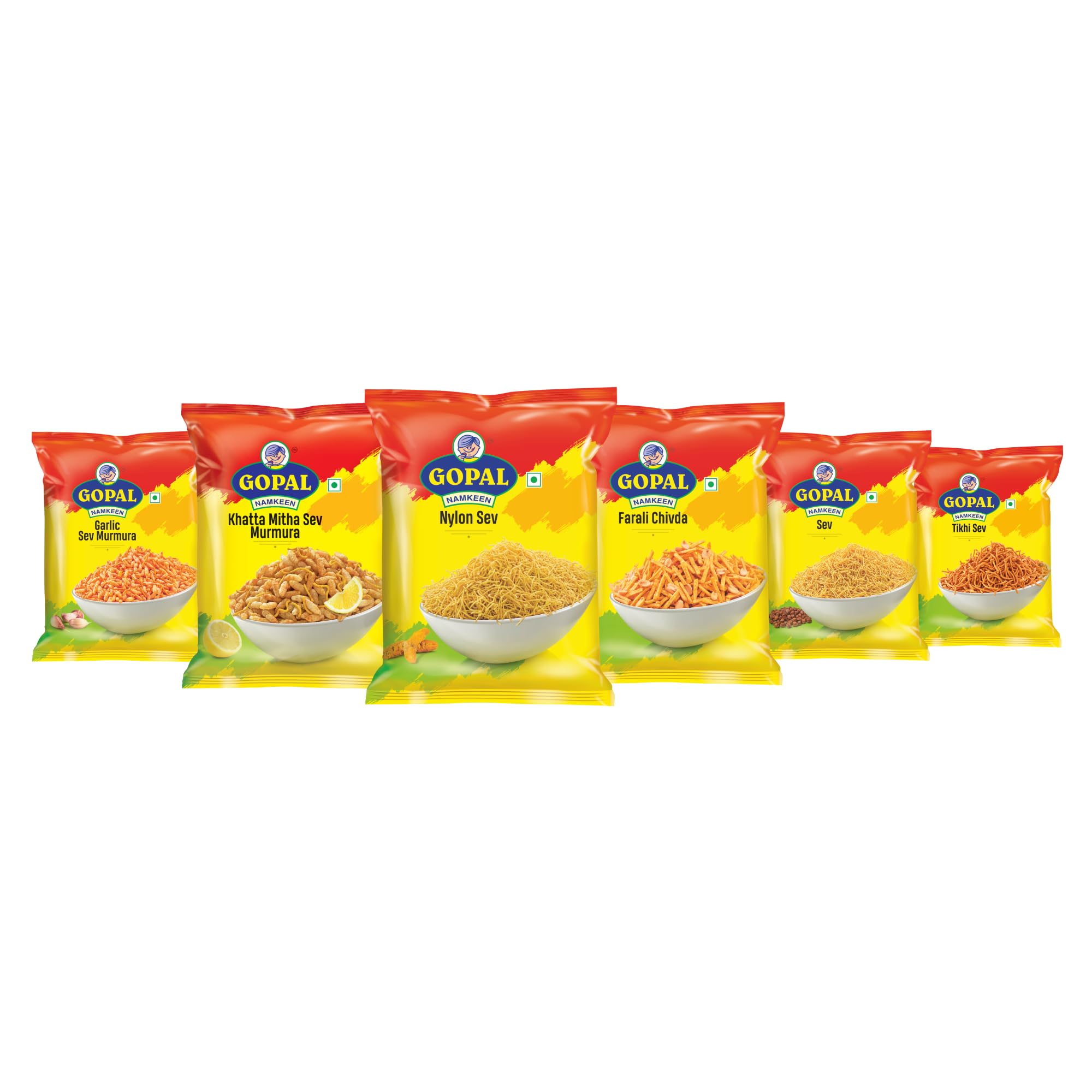 Gopal Namkeen Sev (Tikhi Sev + Sev + Farali Chivda + Nylon Sev + Garlic Sev Murmura + Khatta Meetha Sev Murmura) 3 Kg Combo (4 X 500 g + 1 X 450g +2X250 g) (B0B6HS3MR7) Amazon Price History, Amazon Price Tracker