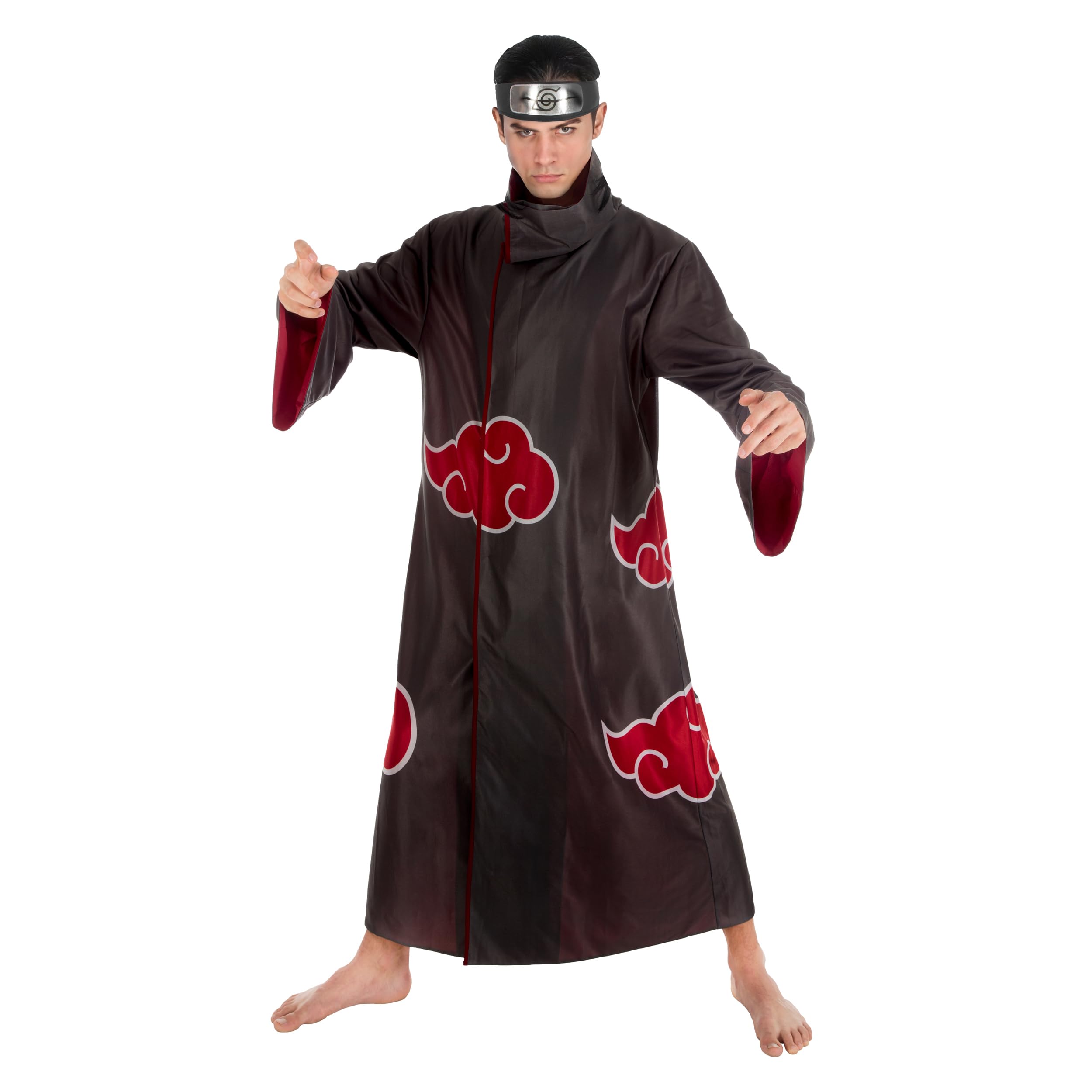 Chaks - Itachi Uchiha Kostümset, offizielles Naruto Outfit, 2-teilig für Erwachsene, Anime Accessoire für Karneval & Comic Con