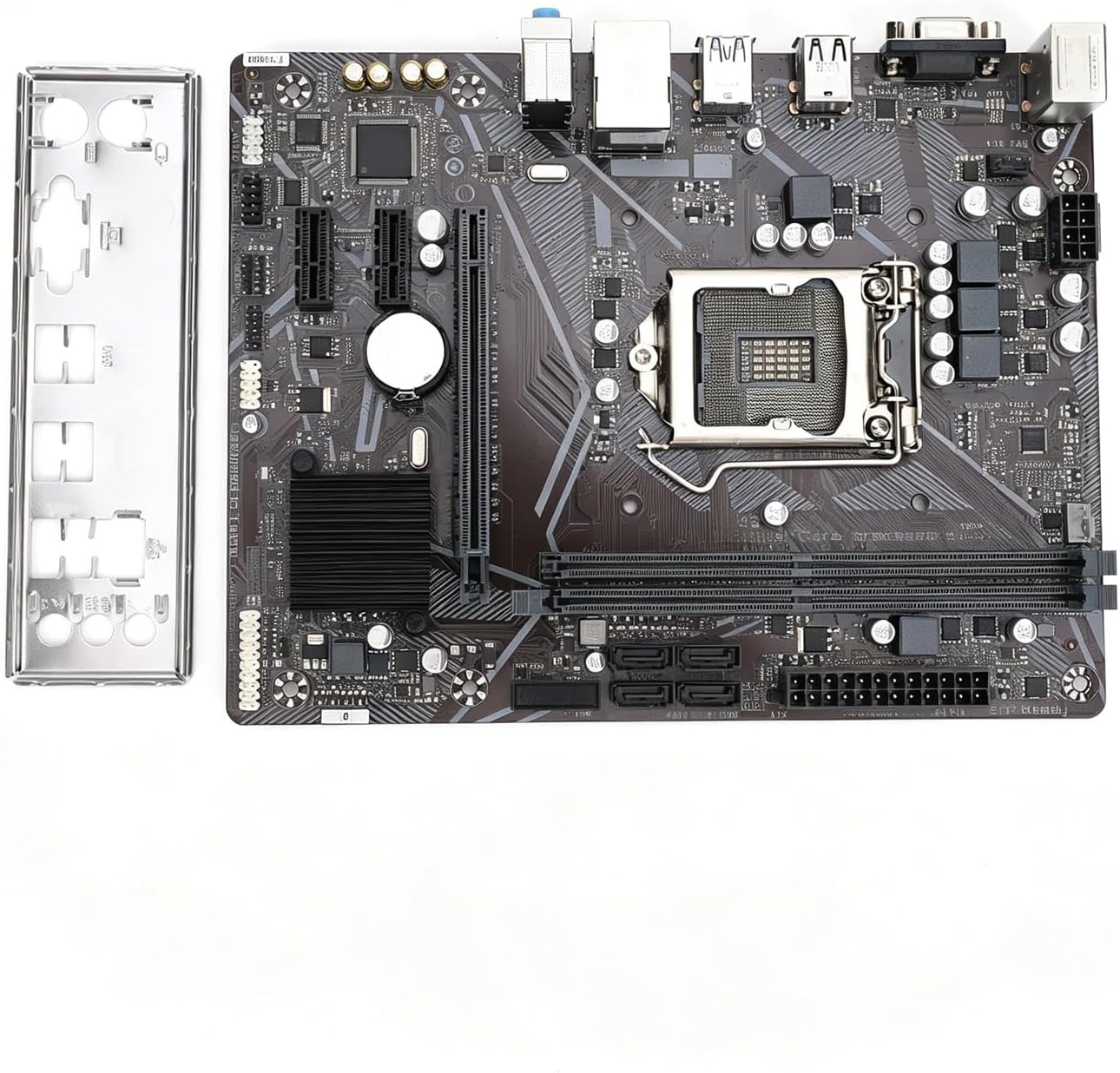 Karlak H410M-S2 マザーボード LGA1200 メインボード LGA 1200 デスクトップマザー マイクロ ATX コンピュータ 2 X DDR4 64GB 4 X III インテル第 10 世代 Core I9 I7 I5 I3 用