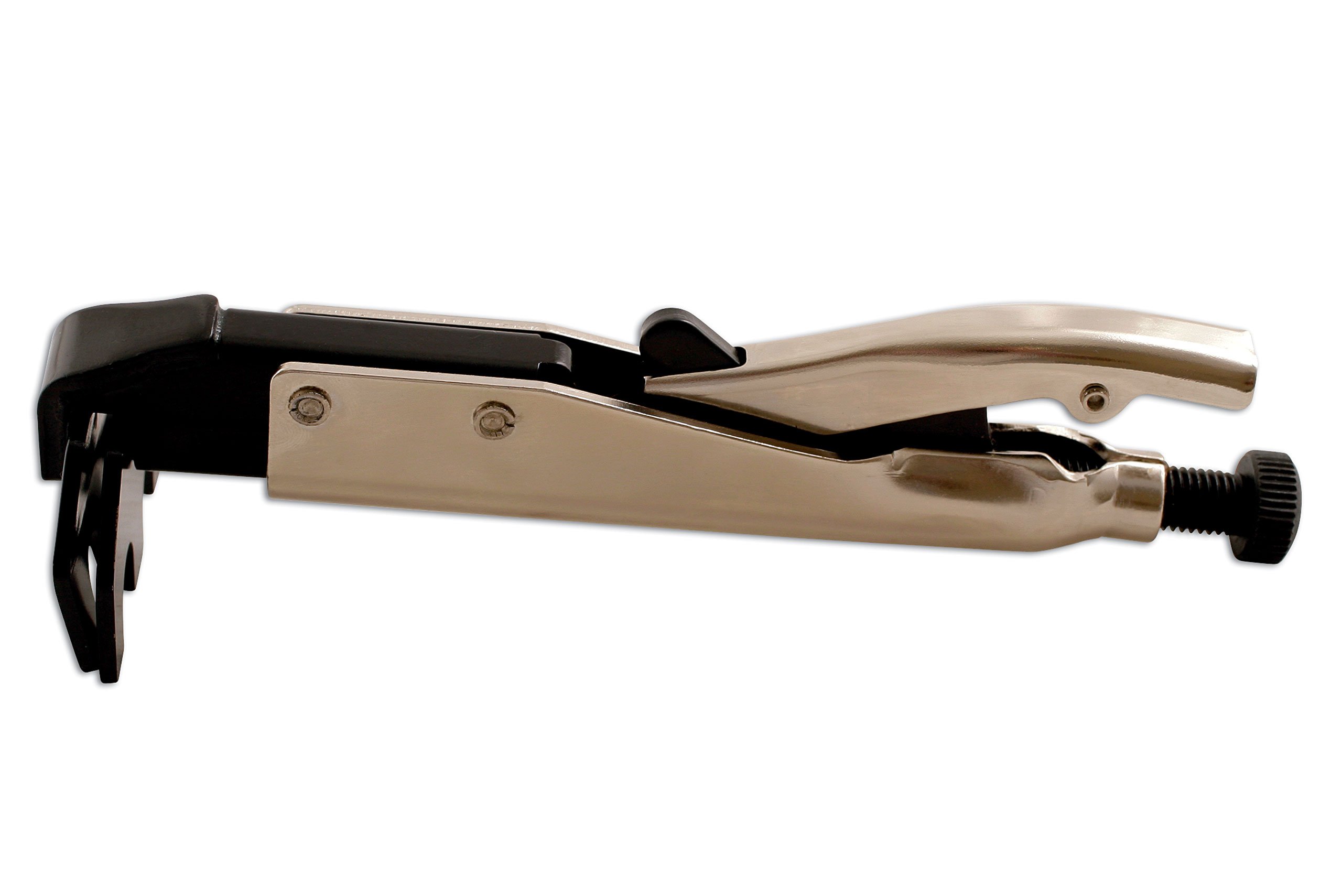 PowerTec 91360 Self Locking Multi Grip Pliers - Wide Flat Jaws