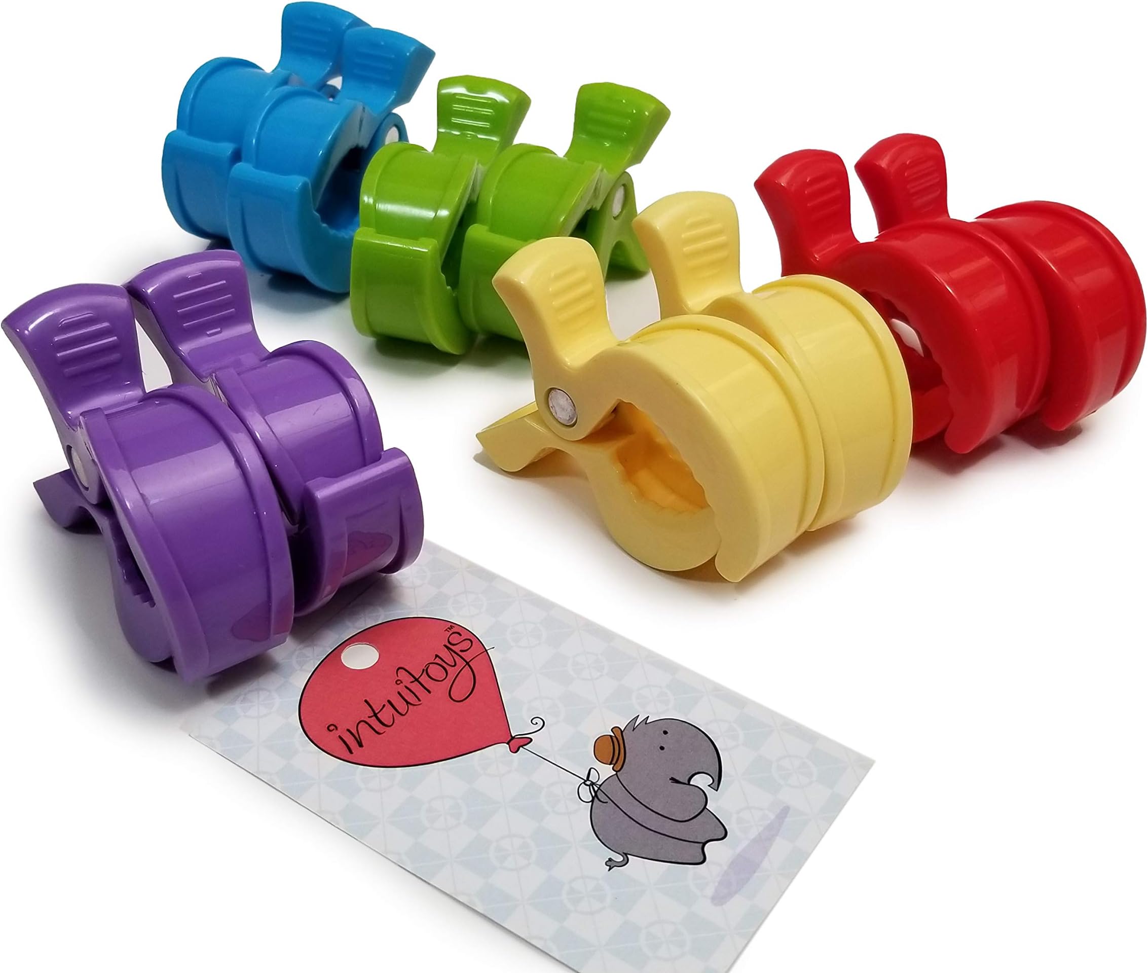 Intuitoys Playstarters Play Clips Waldorf Montessori Inspired Toys for Building Blanket Forts and Other Imaginative Play
