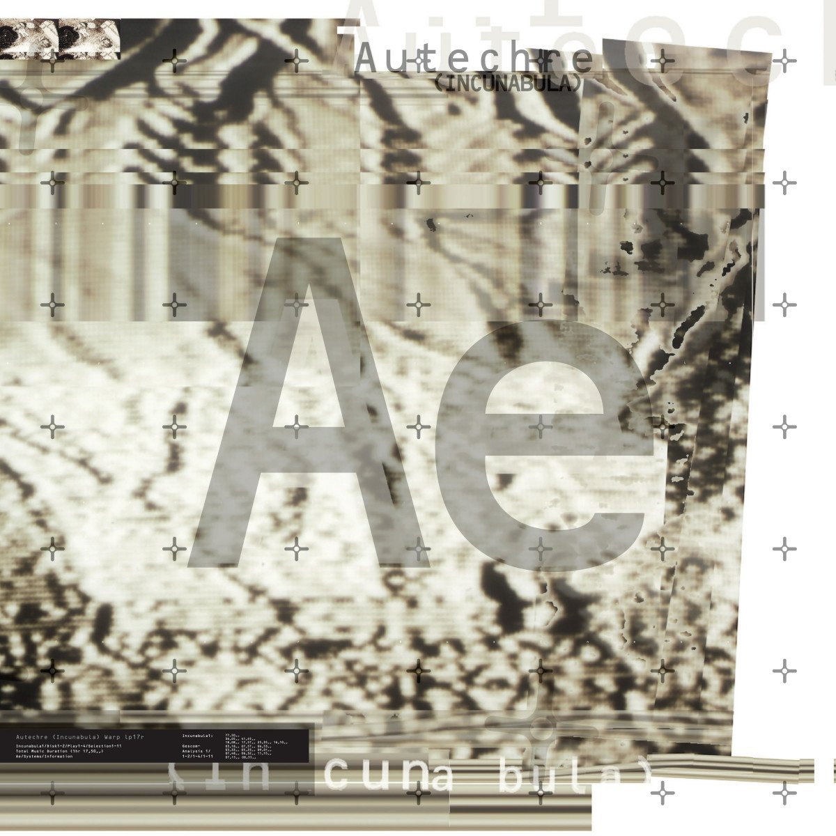 AUTECHRE - Incunabula (reissue) - Vinyl (gatefold 2xLP + MP3 download code)