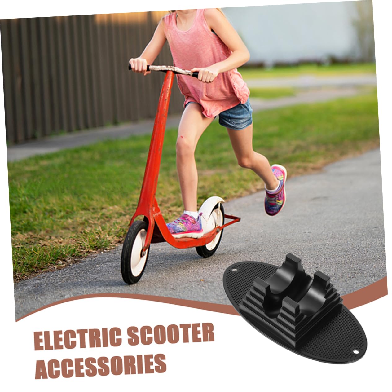 Gatuida Roller Bodenhalterung 3 Stück aus PC für Scooter und Kinderfahrrad
