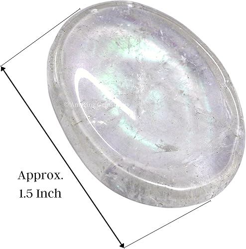 Miniatura 2 de Cristal curativo Angel Aura Quartz Worry Stone