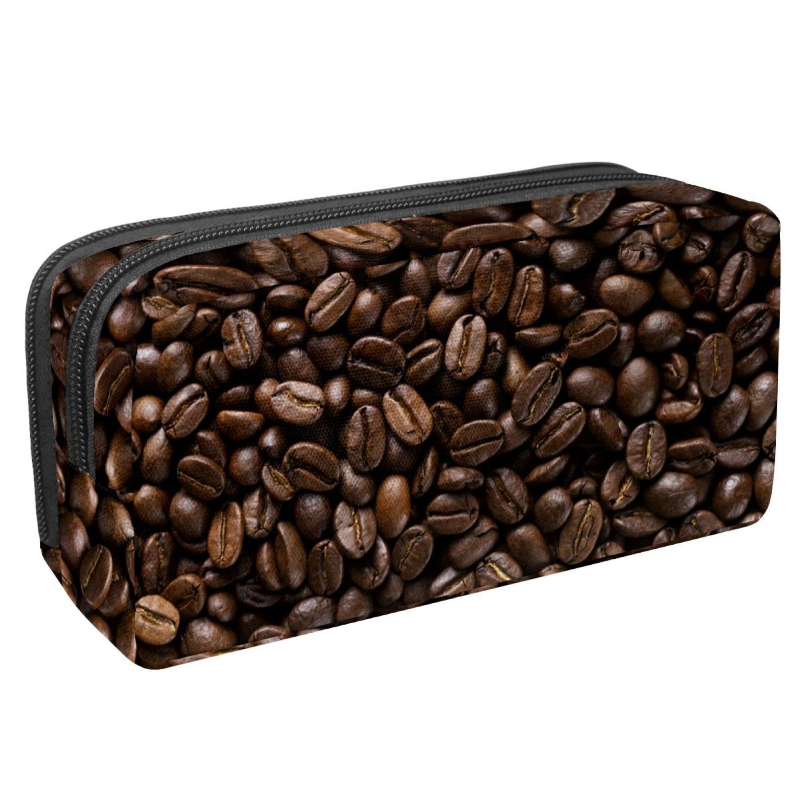 Eslifey Pencil Case, Coffee Beans Large Capacity Pencil Pouch Stationery Pen Bag