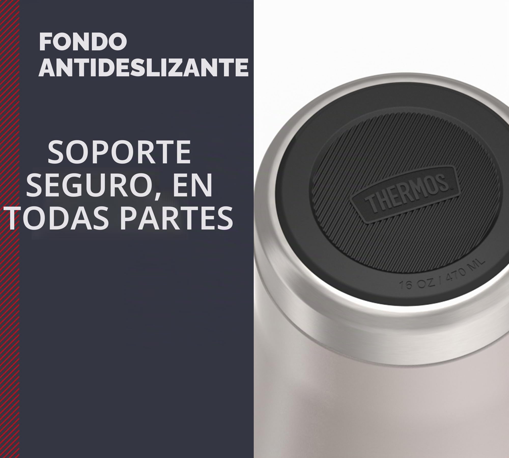 Thermos ICON MUG 0,47 l, beige/sandstone mate, taza térmica de 470 ml, taza de café para llevar de acero inoxidable, vaso aislante, 7 h de calor/22 h frío, apto para lavavajillas, absolutamente