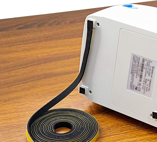 Miniatura 7 de TORRAMI Sello de puerta de 1 pulgada de ancho x 18 pulgadas de alto x 16.5 pies de largo, junta de aislamiento insonorizante de espuma (total 33