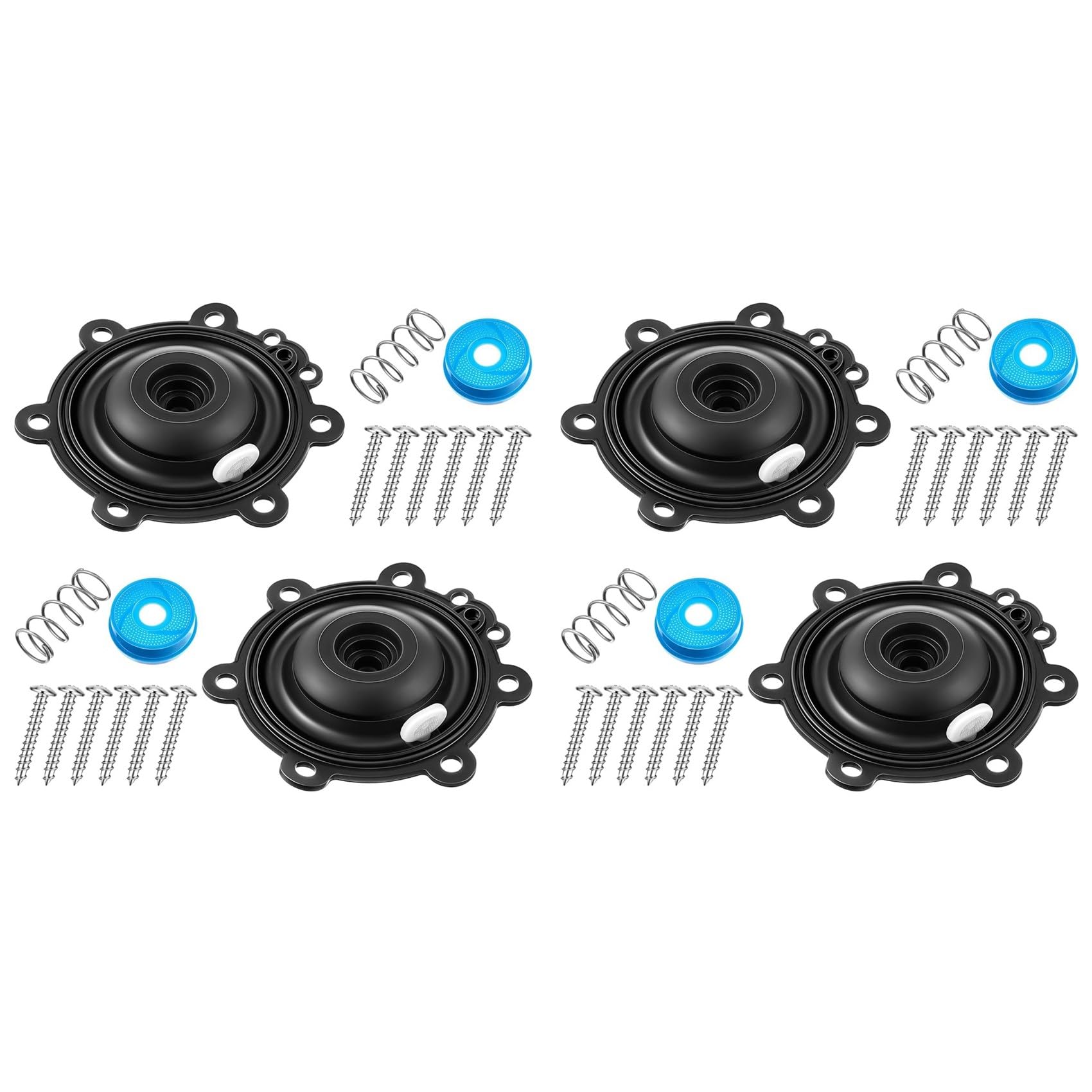 Jnchdghwa Black 4 Pack Diaphragm Repair Kit Compatible With Drkcp/Cpf Diaphragm,Valve Diaphragm Replacement For Cpf, Dv, Das, Asvf