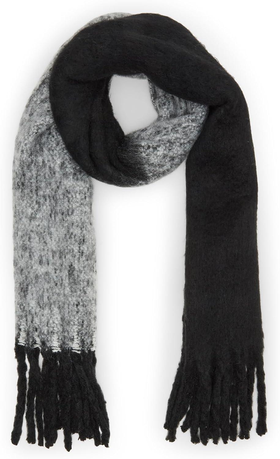 Steve Madden Lofty Winter Scarf, Black Multi