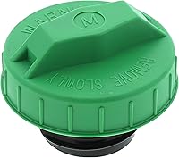 Gates 31835D Diesel Only Fuel Tank Cap - Locking, Heavy-Duty OEM-Quality Green Cover for Trucks