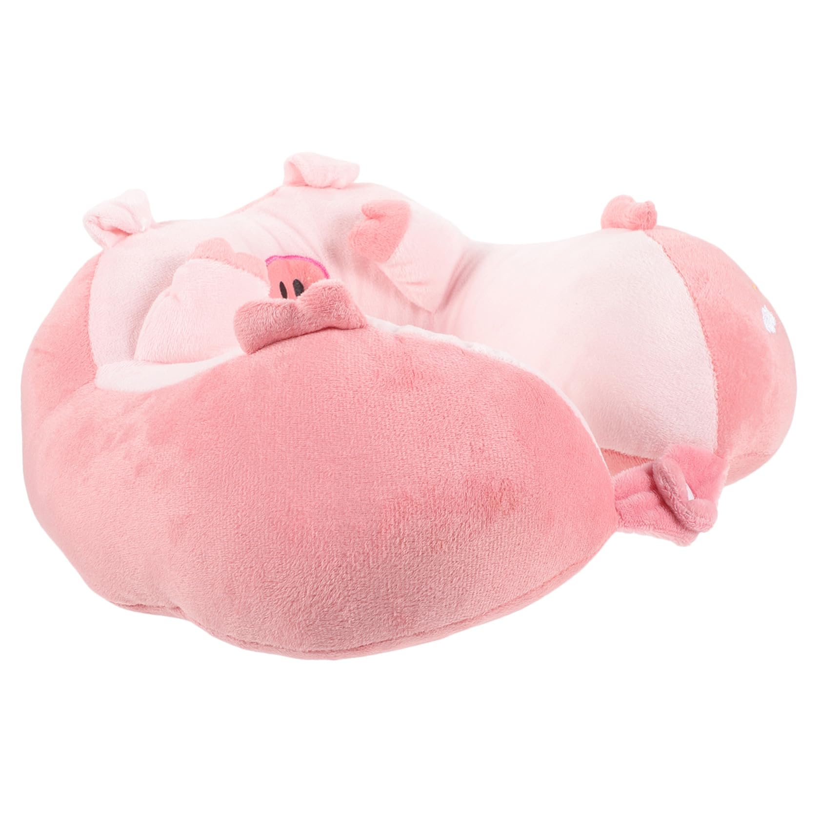 Garneck Almohada Cuello en Forma de U, Almohada de Viaje Portátil, Diseño de Dibujos Animados, Algodón PP Transpirable, Verano