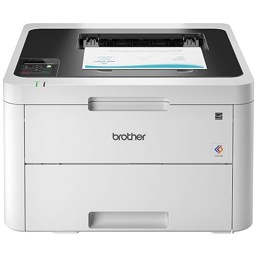 Brother HL-L3230CDW Compact Digital Color Printer Providing Laser Printer Quality Results with Wireless Printing and Duplex Printing, Amazon Dash Replenishment Enabled (Renewed)