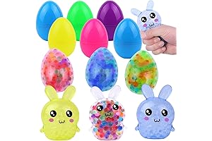 Easter Squishy Balls 6 Pack Easter Stress Bunny Egg Squeeze Fidget Balls...