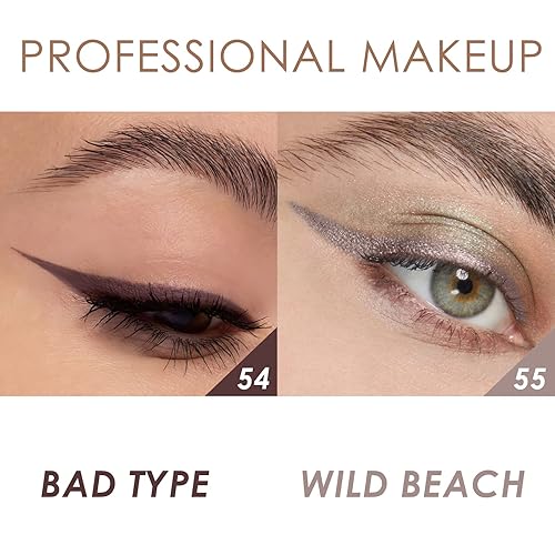 Miniatura 6 de FOCALLURE - 2 unidades de barra de sombra de ojos cremosa, lápiz de sombra de ojos iluminador, juegos de barra de sombra de ojos con fórmula a