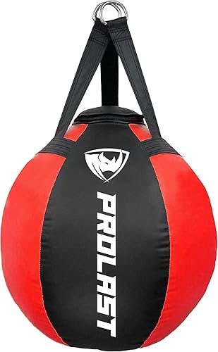 PROLAST Wrecking Ball Heavy Punching Bag for Adults, Hook and Uppercut, Body Snatcher, Boxing, MMA, Muay Thai Training Equipment, Filled
