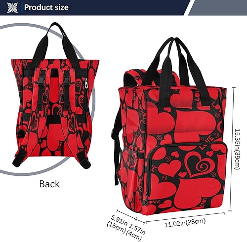 Miniatura 3 de Mochila para pañales Mochila multifuncional impermeable de gran capacidad para pañales para ir de compras y viajar, multicolor04