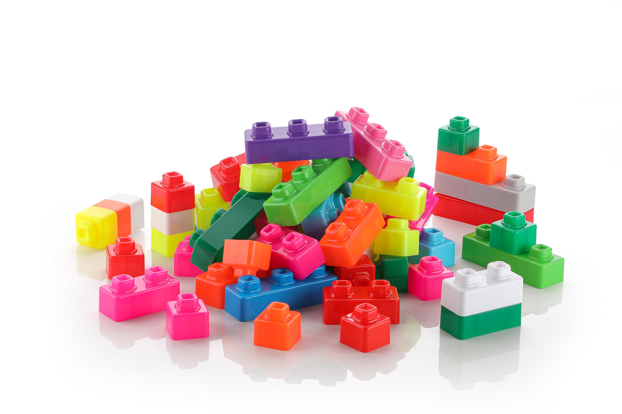 ZUDO TOYS Zudo 48 Piece Classic Big Building Blocks, Large Toddler Blocks, Stem Toy Building Blocks For Toddlers 1-3+, Building Blocks For Toddlers 3-5+, Kids Blocks With 12 Multicolour (48 Pc) (B0CLDFVXHK) Amazon Price History, Amazon Price Tracker