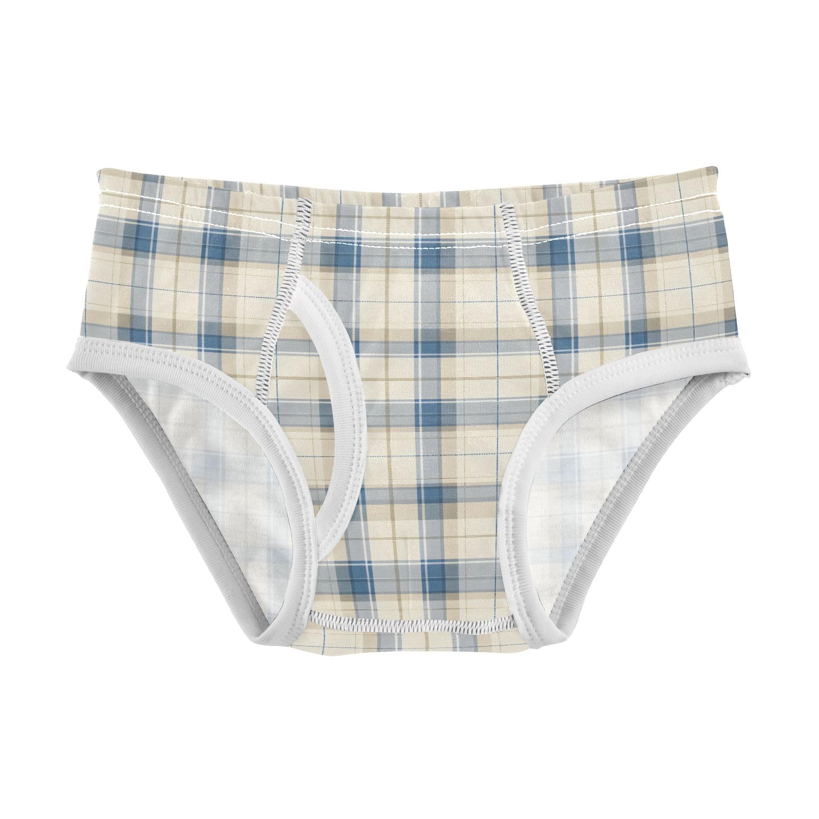 Boys Exclusive Briefs Toddler Underwear 95 Combed Cotton Boxerbriefs 2T Blue White and Gold Striped