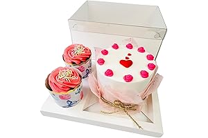 Bento Cake and Cupcake Combo Box: A Two-Tiered Treat