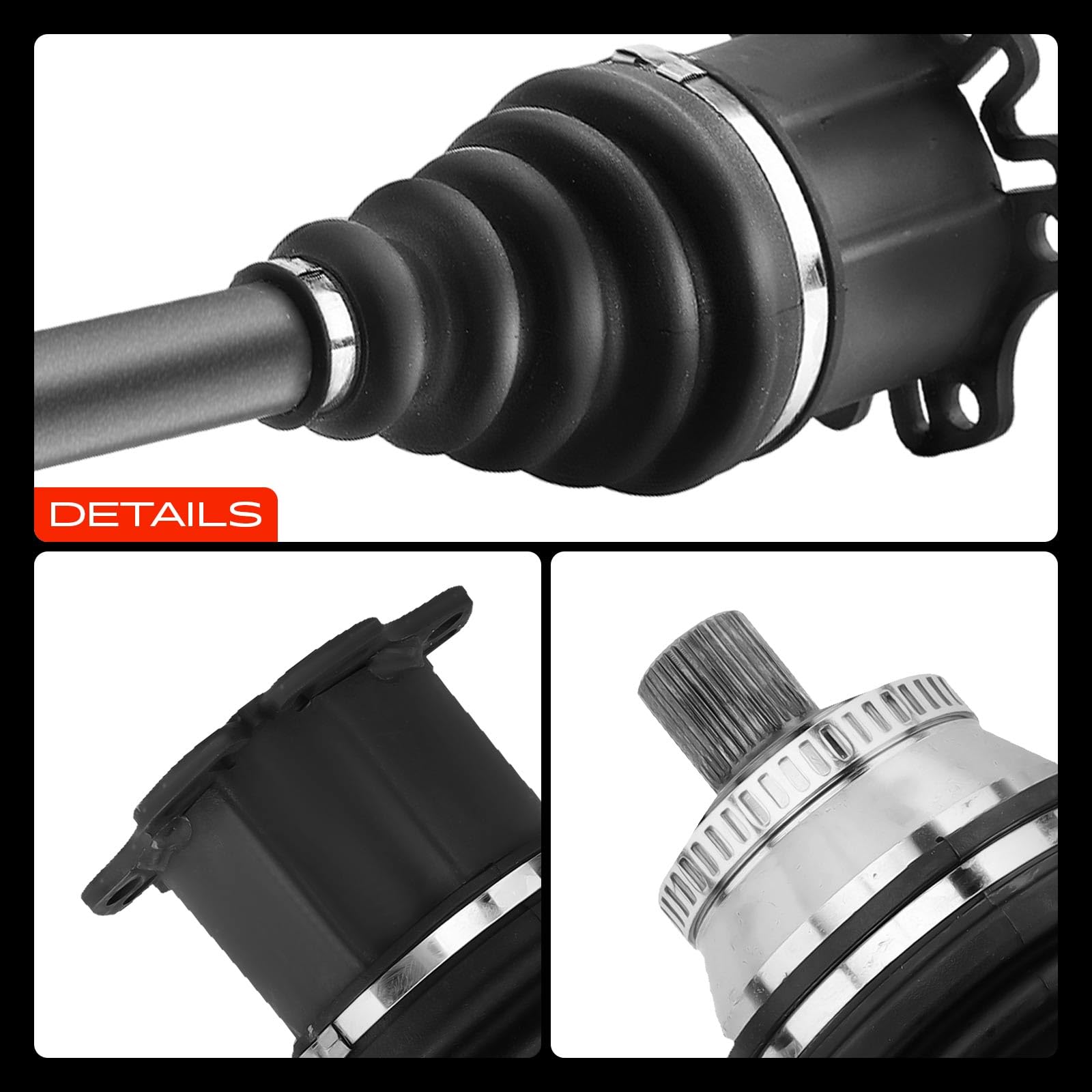 Frankberg Antriebswelle Achswelle MT ABS-Ring Kompatibel mit A4 8E2 B6 A4 8EC B7 A4 8E2 A4 Avant 8E5 B6 A4 Avant 8ED B7 A4 Cabriolet 8H7 A4 Cabriolet 8HE Replace# 8E0407271S