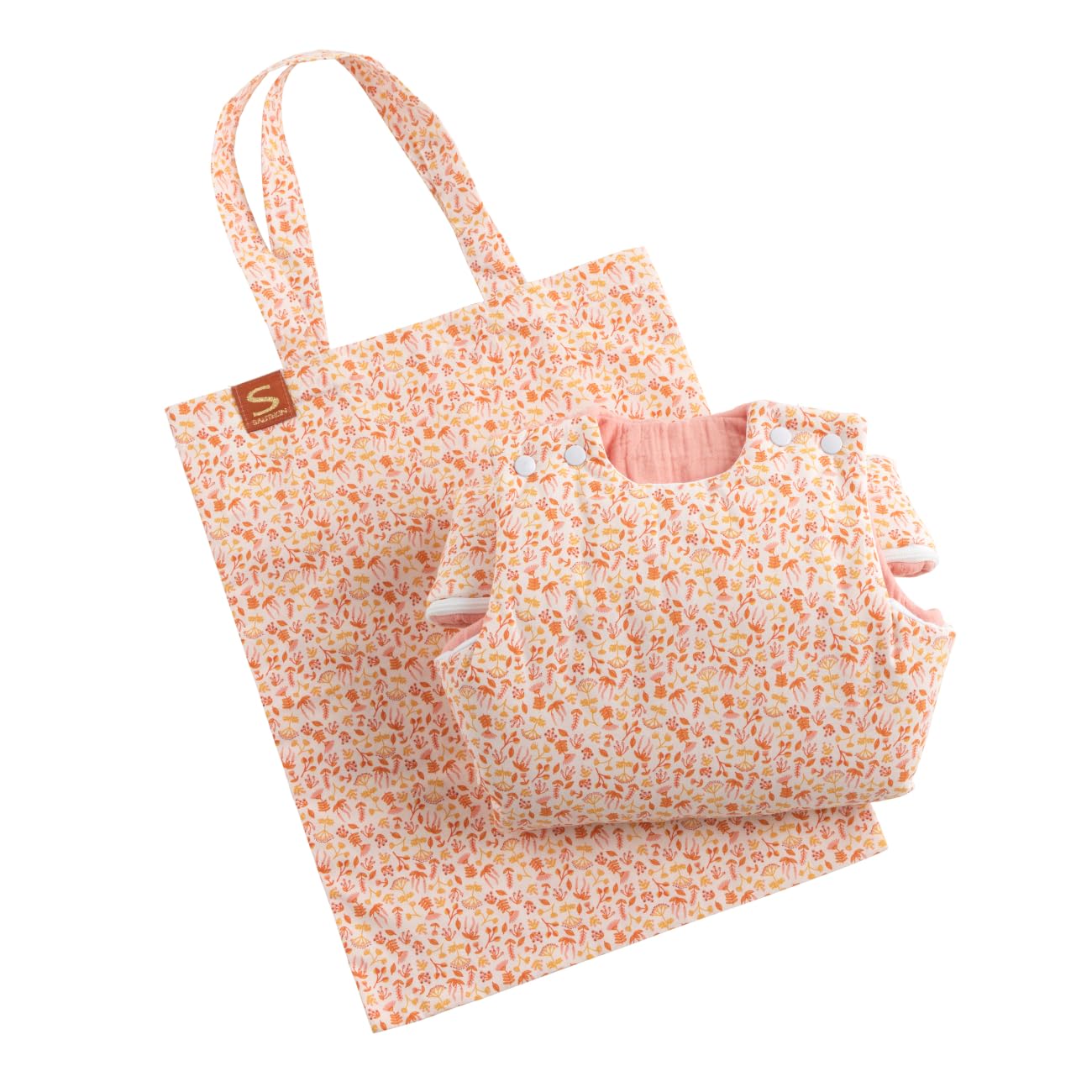 Gigoteuse 0/1 mois en coton rose