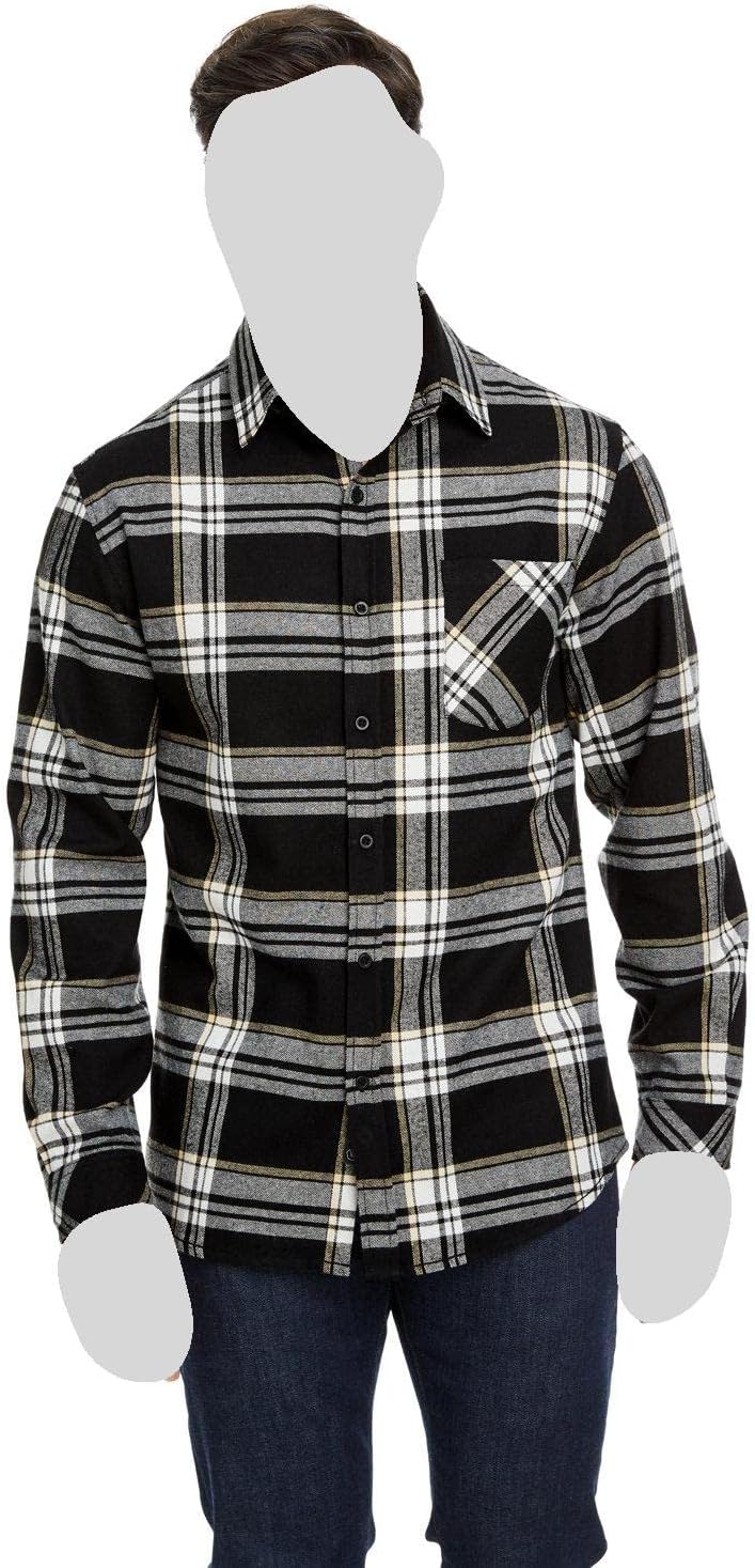 Burnside Open Pocket Long Sleeve Flannel Shirt