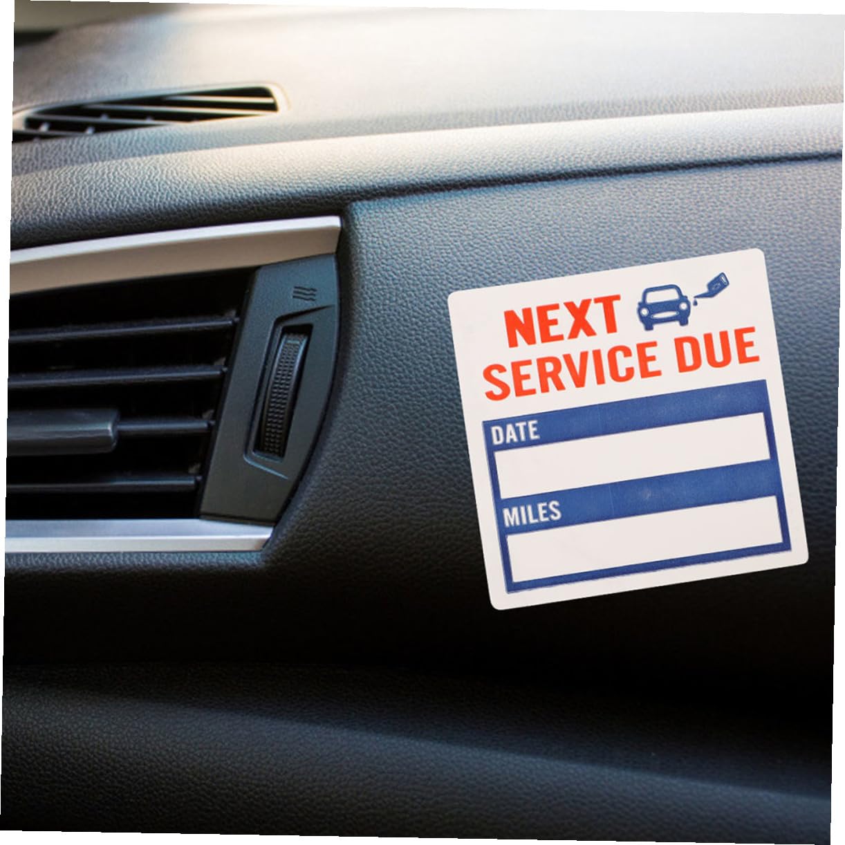 STOBOK 6rollen Auto Wartungsaufkleber Wasserdichte Service-labels Für Kfz Einfache Erinnerungsaufkleber Für Und Zubehör Für Autofahrer