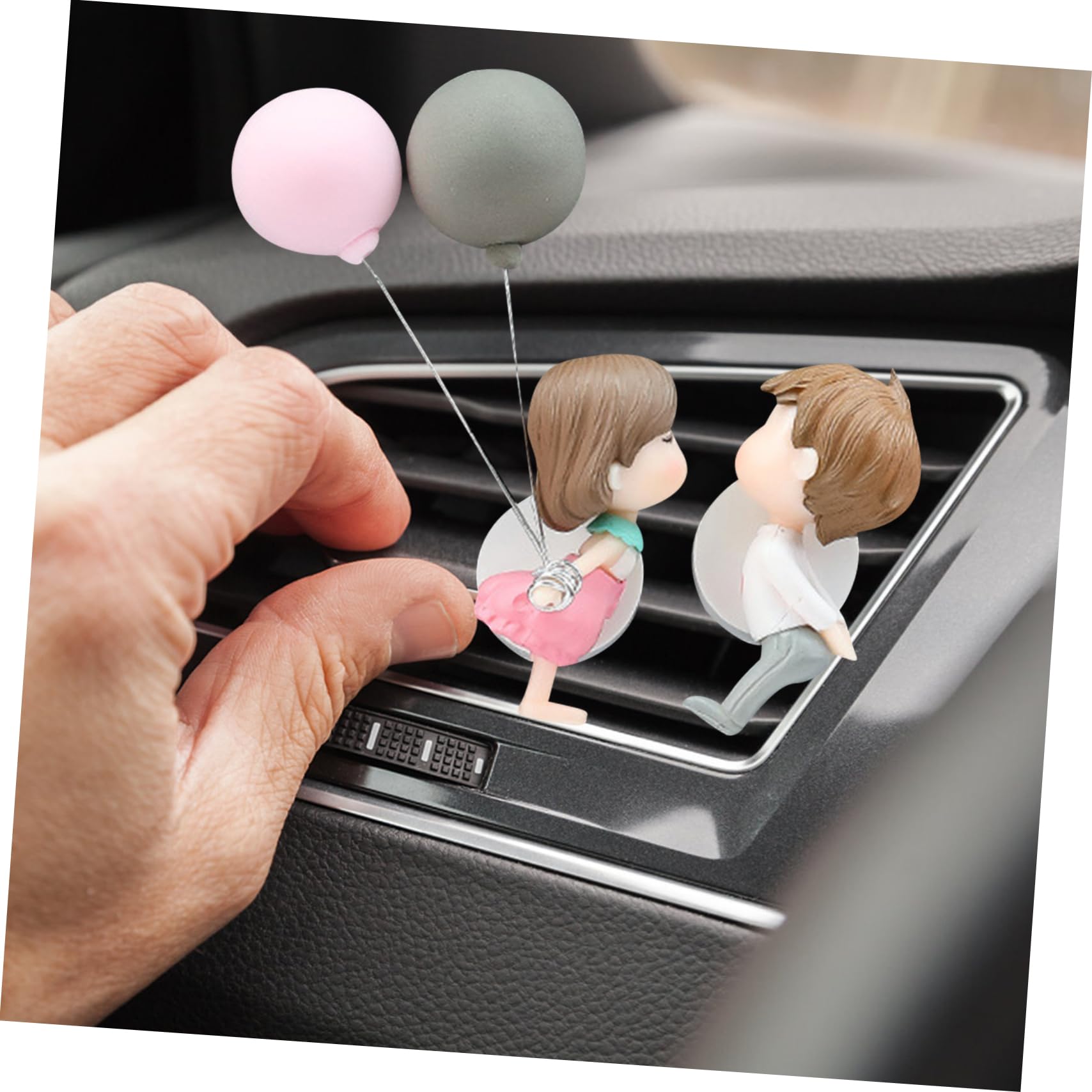 iplusmile 25pezzi Clip Profumatore Per Auto Con Decorazioni Per Interni Palloncini e Fiori Diffusore Aromatico Per Bocchette Aria Materiali Resistenti e Design Elegante