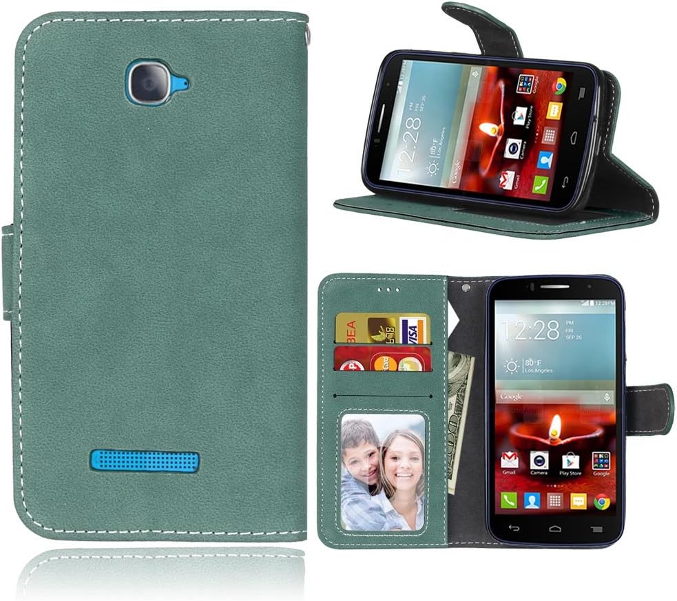 BONROY Case,Alcatel One Touch Pop C7 Flip Leather Case, Shockproof Bumper Cover and Premium Wallet Case for Alcatel One Touch Pop C7