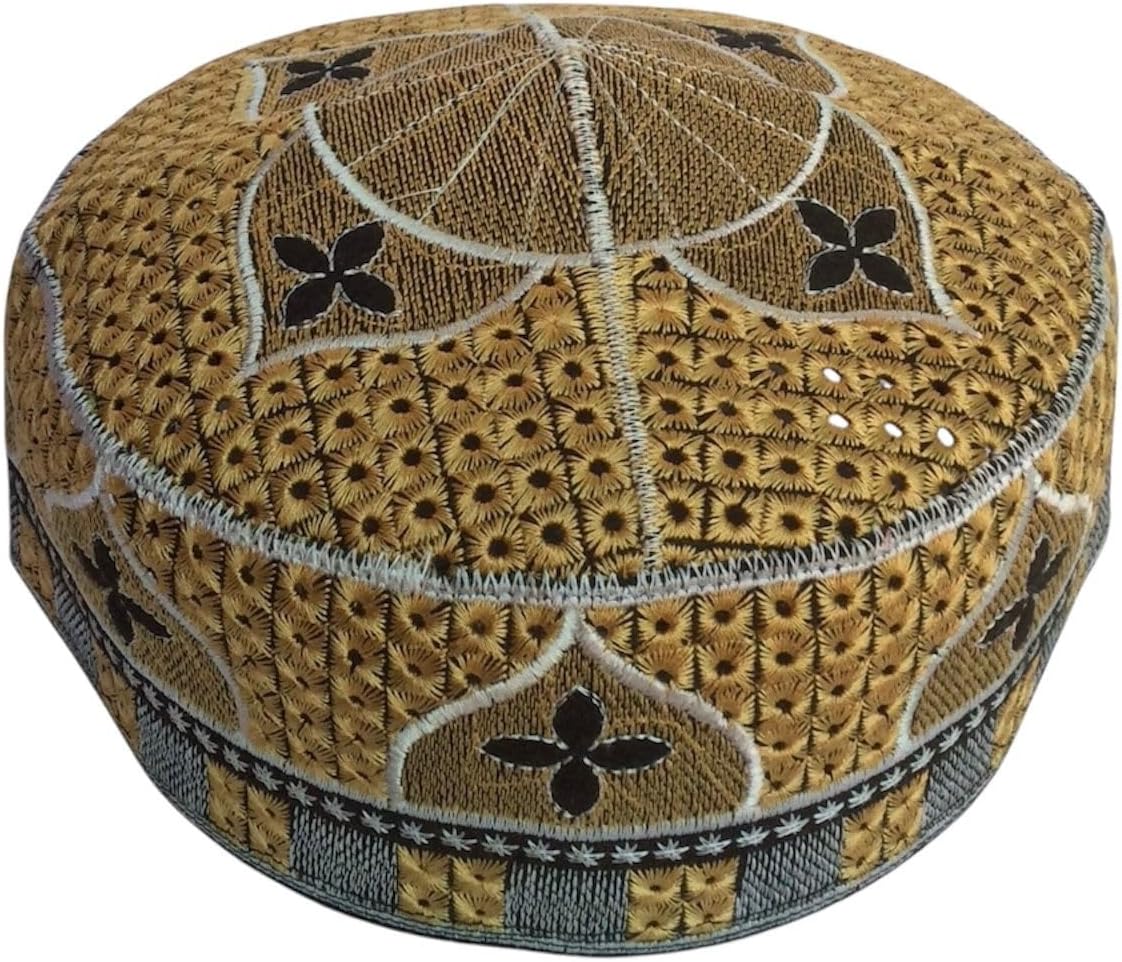 Men's Unisex Muslim Men Prayer Cap Ramadaan Cap Eid Cap Handmade Kufis Namaz Hat Beanie