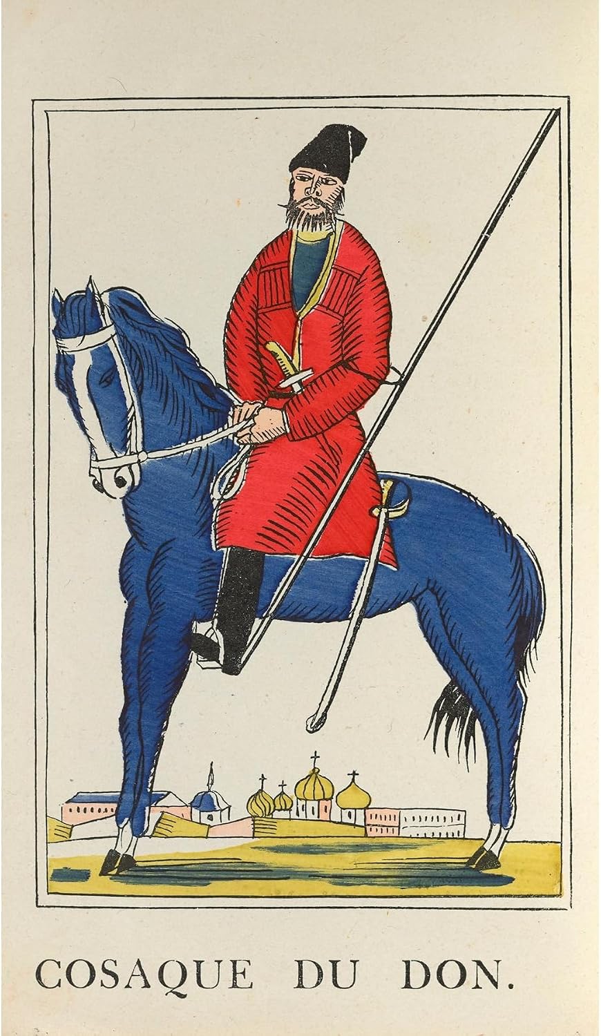 ArtDirect Don Cossack (1916) Unframed Art Print Giclee Poster by Raoul Dufy - Ready for Framing with Customization Sizes 6x10, 8x14, 12x20, 21x36, 28x48 and 35x60 inches