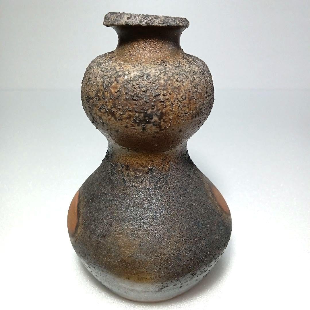 Amazon.co.jp: 酒器 備前 窯変 徳利 藤原 一門 一輪挿し : ホーム