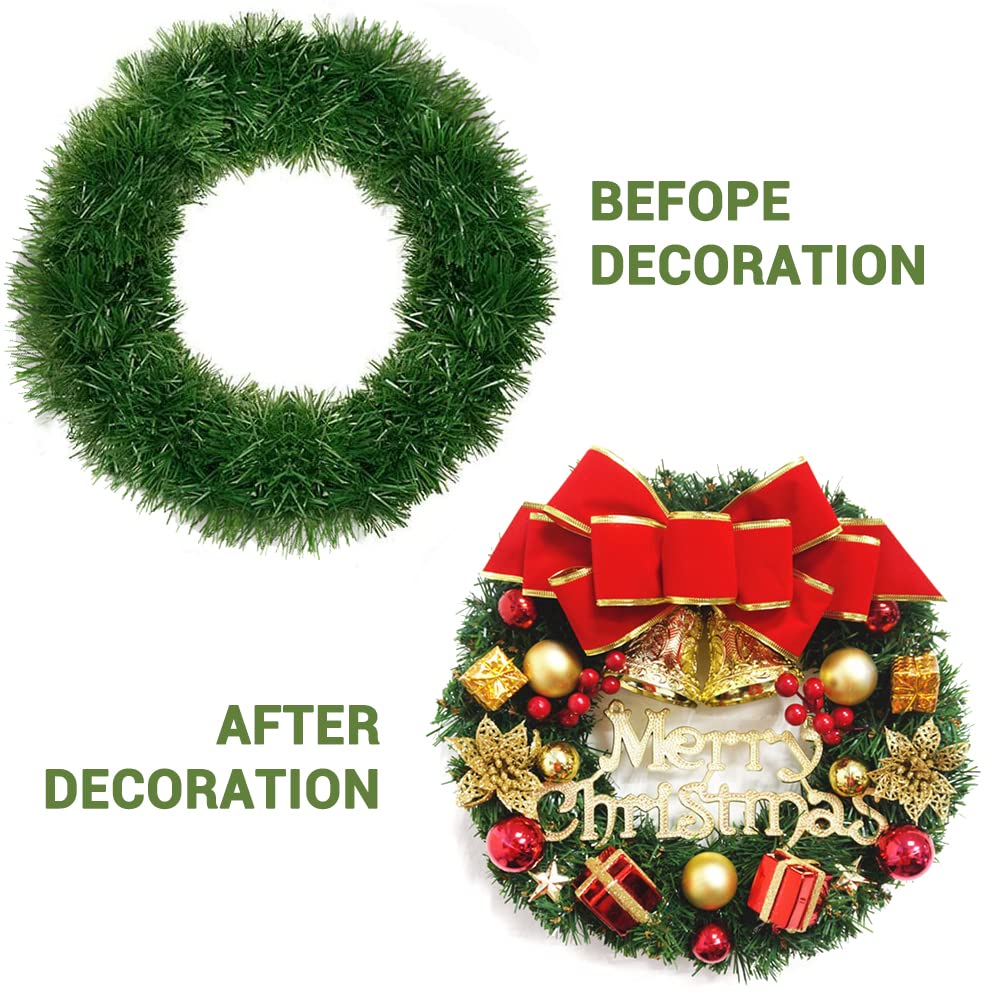XIMISHOP Guirnalda de Navidad de 50 pies para Decoraciones, Guirnalda de Pino Artificial de Vino Suave para decoración del hogar, jardín, Interior y Exterior