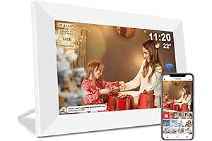 Frameo WiFi Pixel Frame - 10.1 Inch Digital Picture Frame with 32GB Storage
