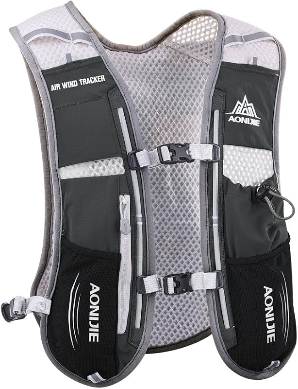 Paquete de chaleco de hidratación, mochila de 5L, 5,5 L, chaleco para correr maratonista, hidratación de carrera para mujeres y hombres, Trail Run, senderismo y trotar