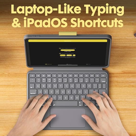 Wireless Magnetic Keyboard Case for iPad 10th Generation
